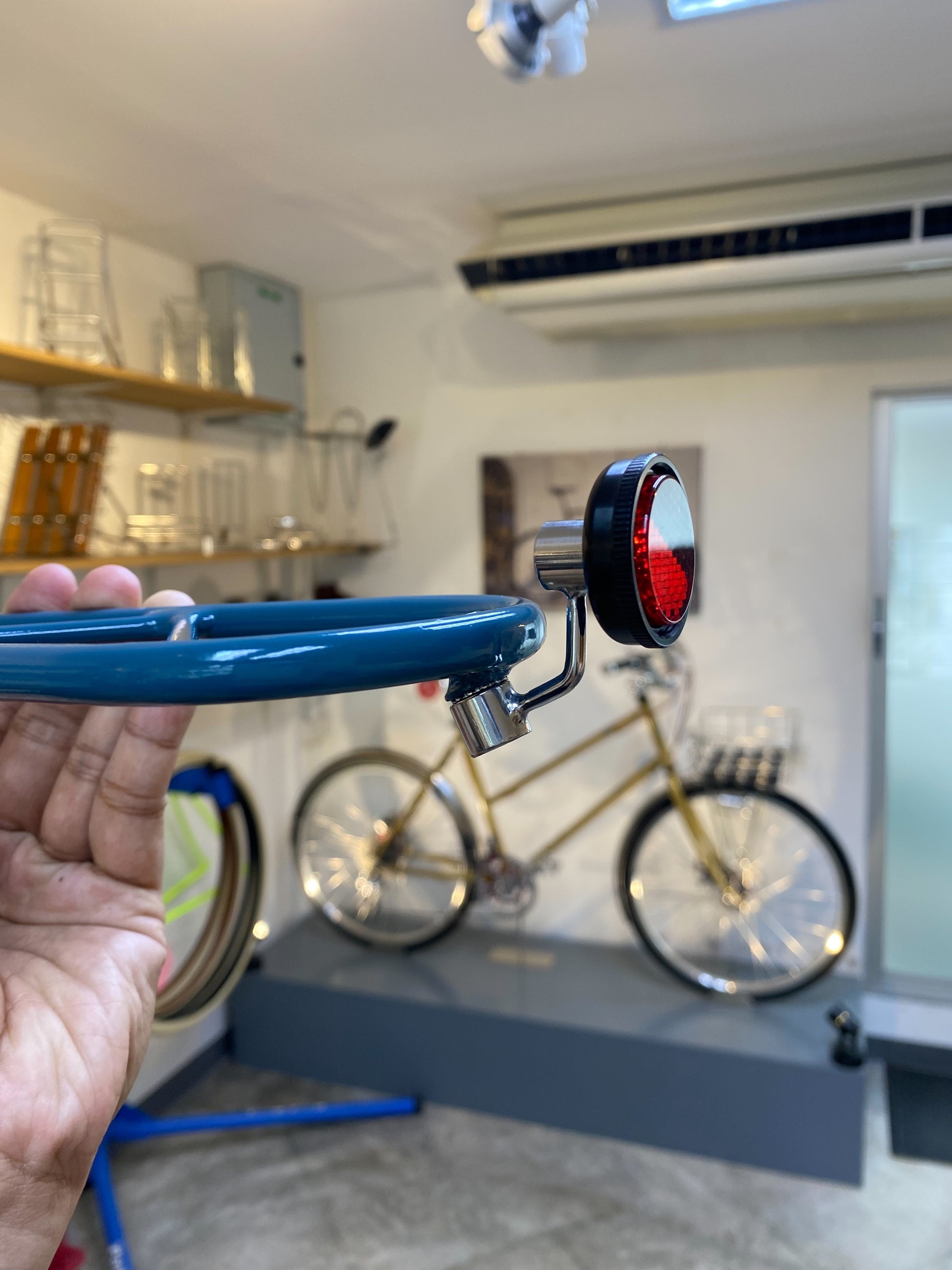 Stainless light mount for Moulton (NS, Am20)